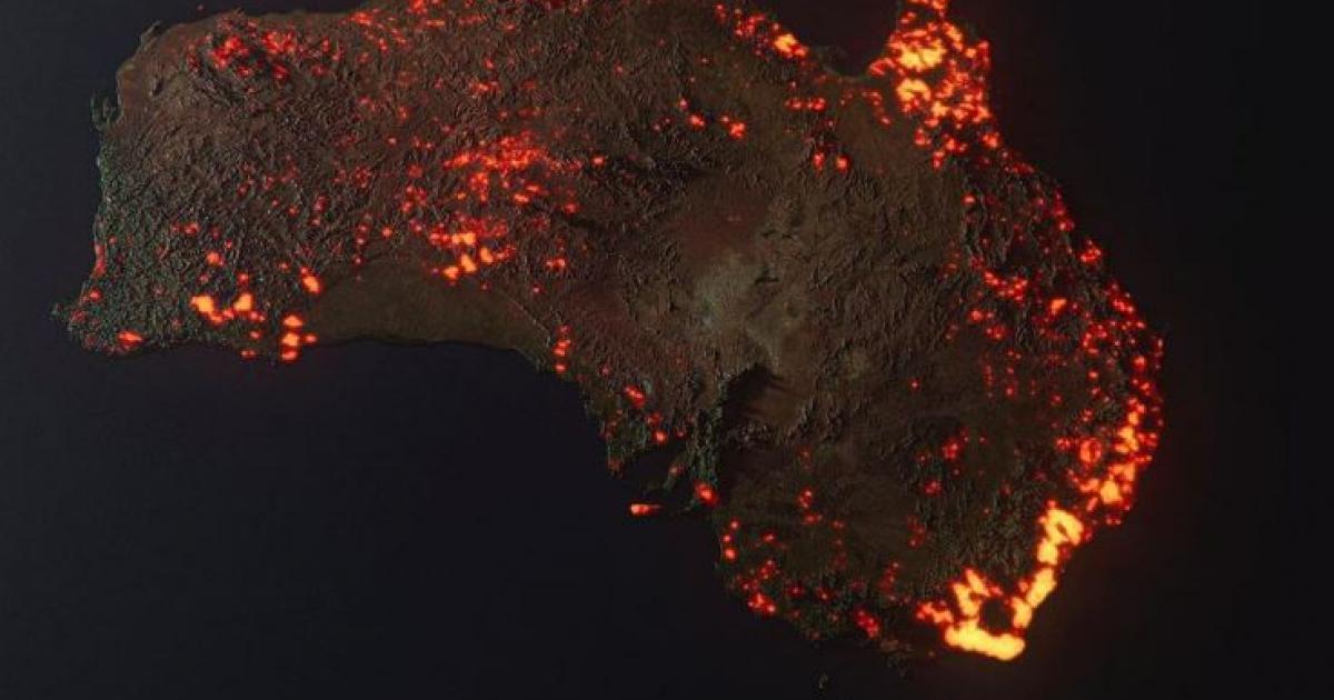     Ce que montre vraiment cette image des feux en Australie

