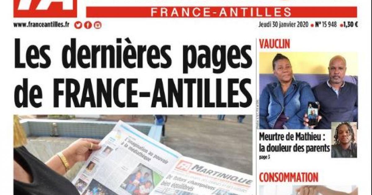     France-Antilles publie peut-être ses dernières pages

