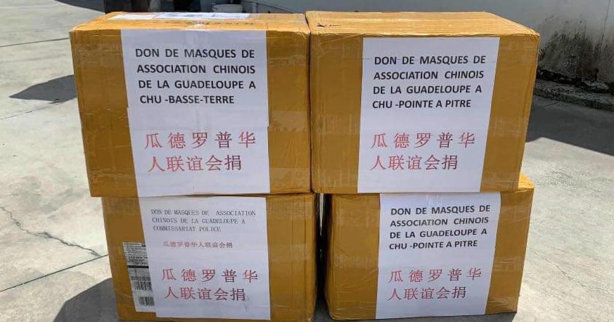     Les chinois de Guadeloupe donnent 12.000 masques aux soignants et policiers

