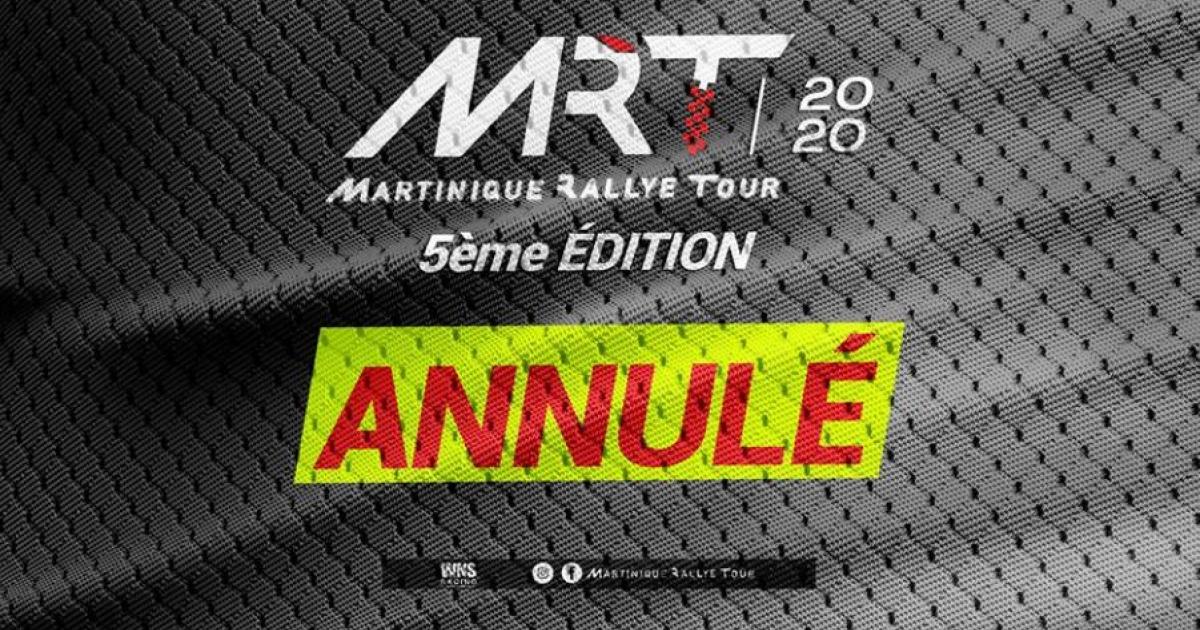     Le Martinique Rallye Tour 2020 est annulé

