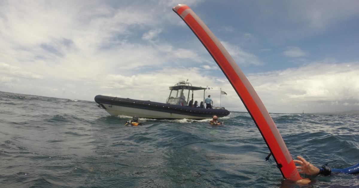     Le corps de l'apnéiste repêché par les gendarmes nautiques 

