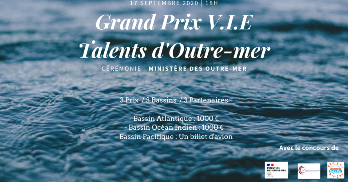     Grand Prix V.I.E : valoriser nos talents ultramarins à l'international 

