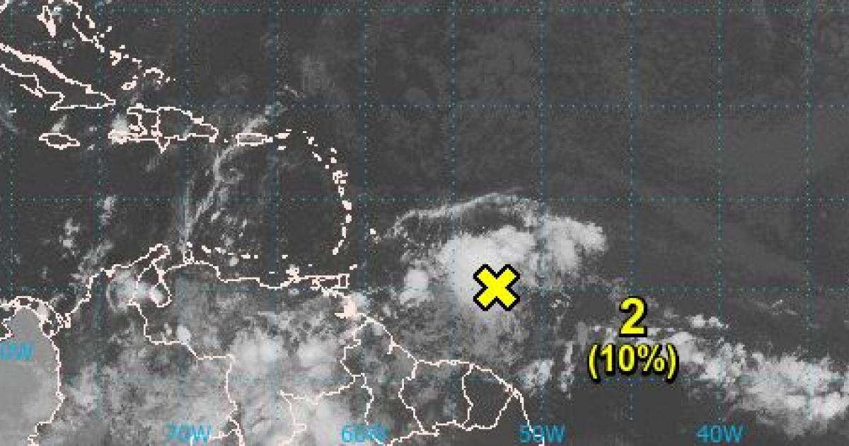     Une forte onde tropicale approche par le sud de l'Arc Antillais

