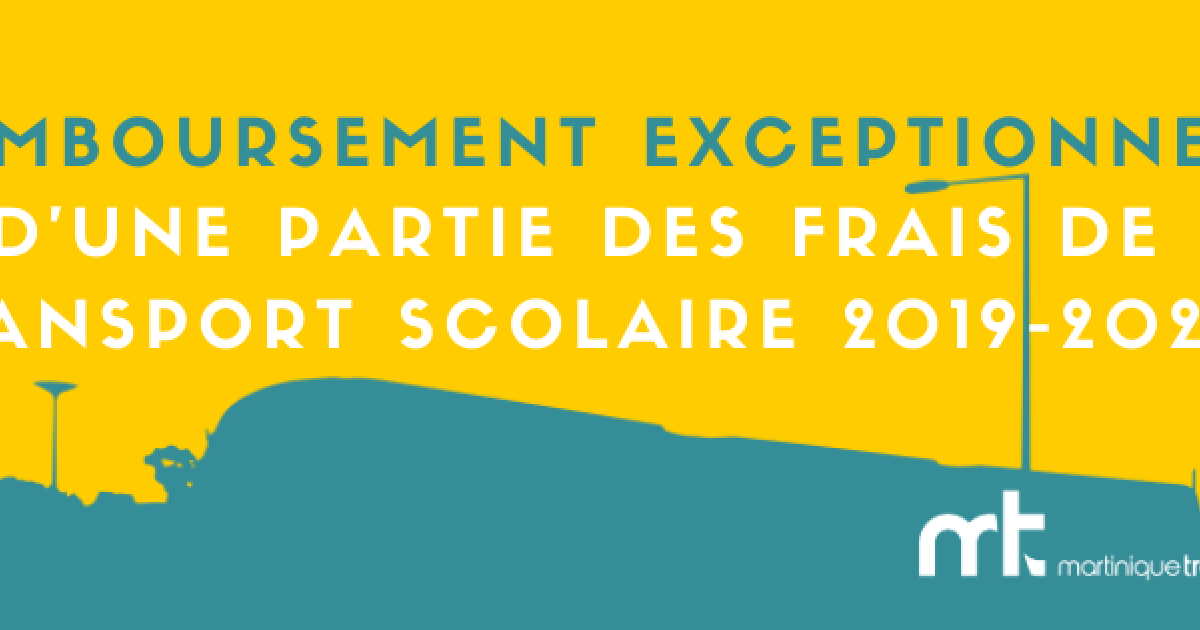     Remboursement partiel des frais de transport scolaire 2019-2020 

