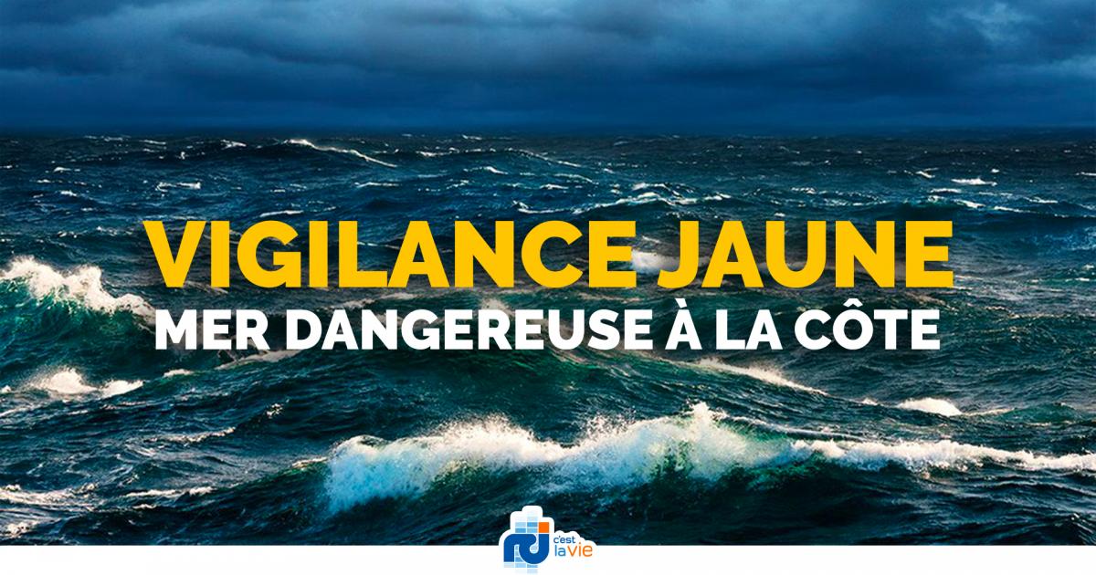     La vigilance jaune pour mer dangereuse à la côte maintenue en Guadeloupe

