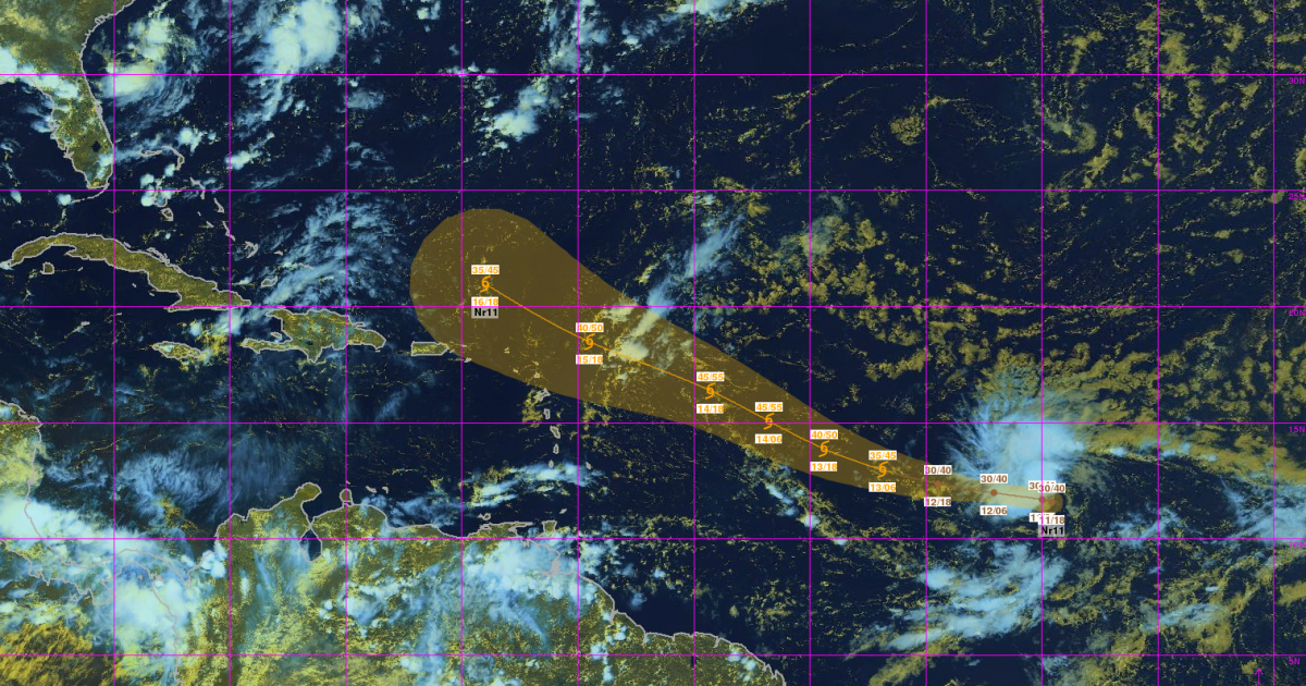     Formation de la dépression tropicale n°11

