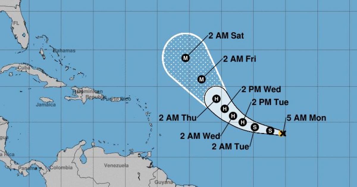     La tempête Teddy est la 19e tempête tropicale de l'historique saison cyclonique 2020

