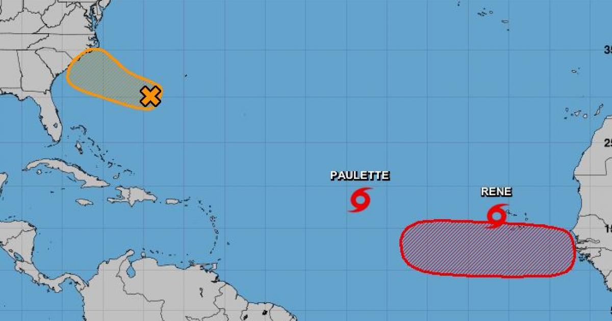     Les tempêtes Paulette et Réné agitent l'Atlantique, une future onde également sous surveillance

