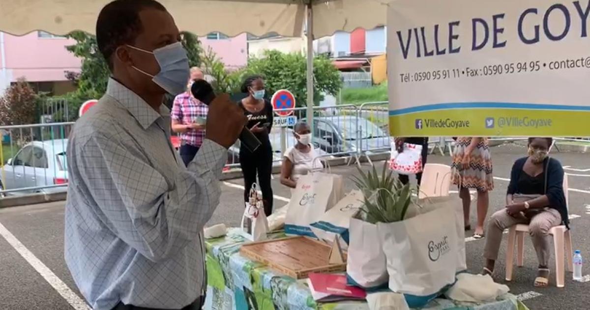     La ville de Goyave a distribué des paniers alimentaires 

