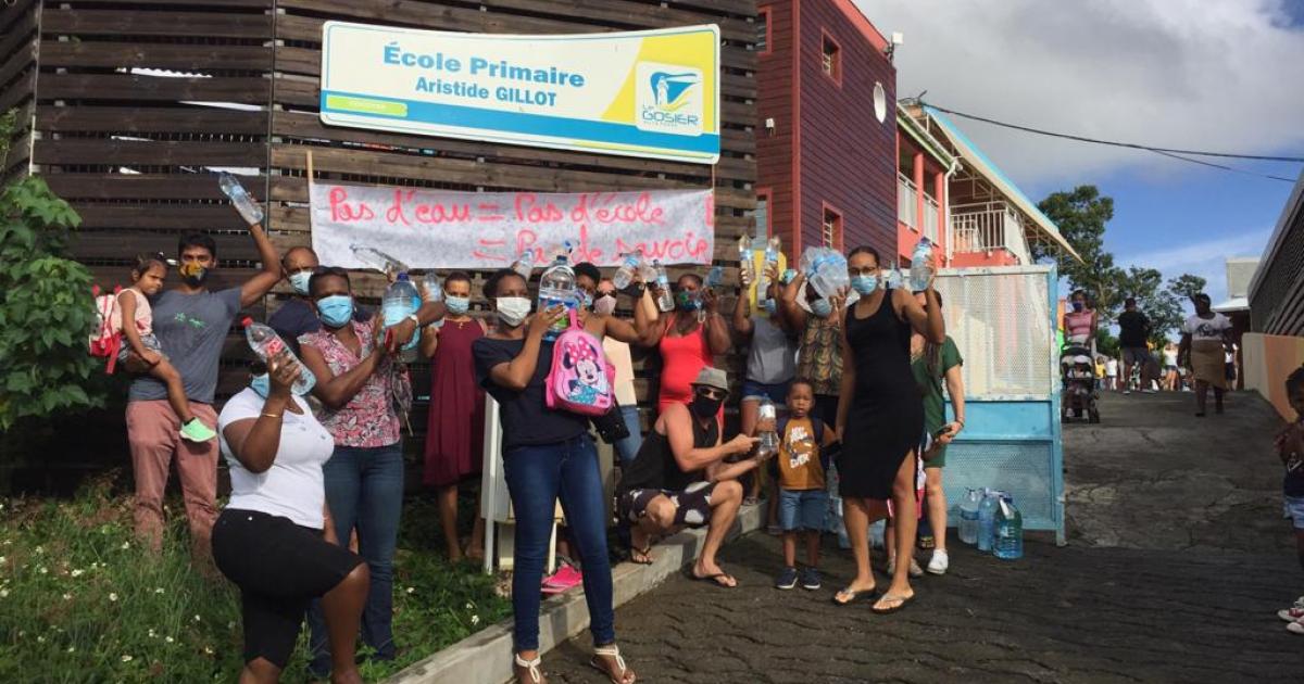     Coupures d'eau : mobilisation des parents d'élèves au Gosier 

