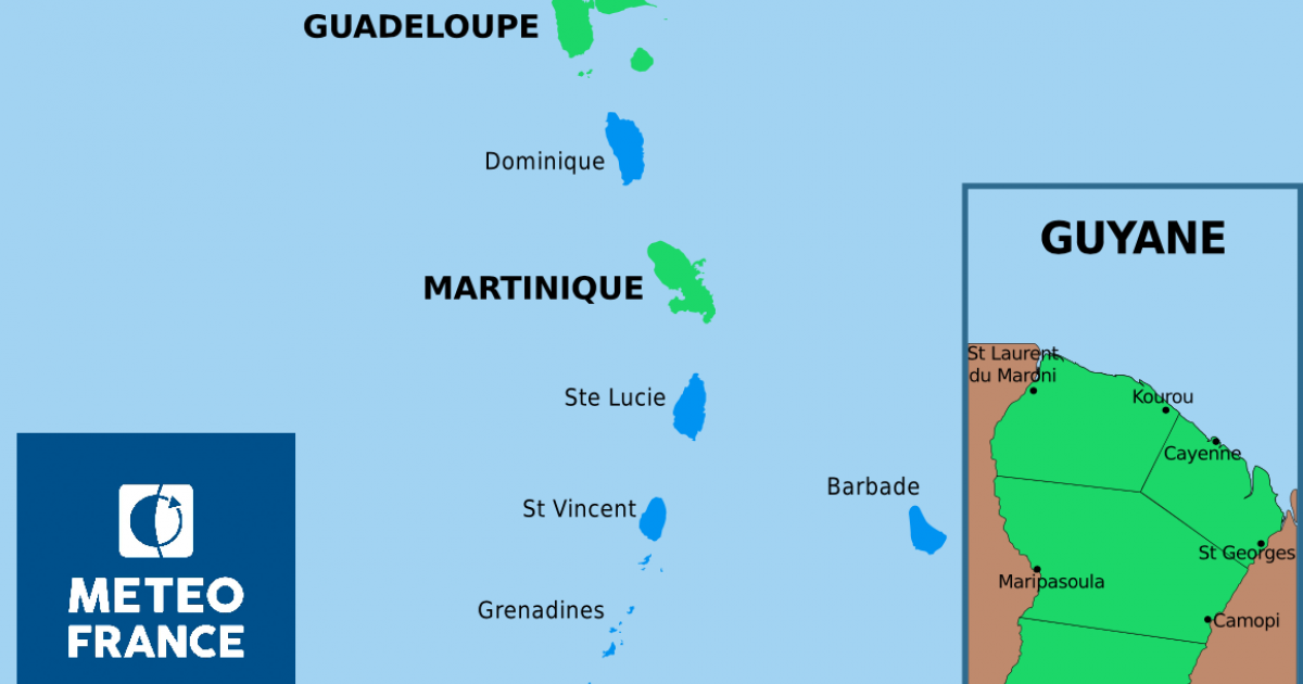     Météo : retour au vert , après un épisode pluvieux soutenu dans le Nord Caraïbe

