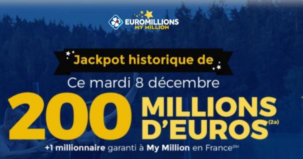     La Française des Jeux remet en jeu une cagnotte de 200 millions d'euros

