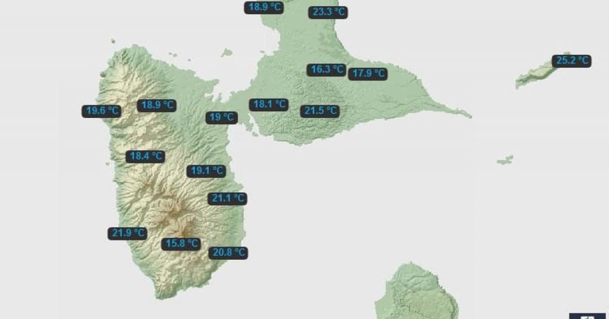     Il a fait 13°C à Saint-Claude cette nuit 

