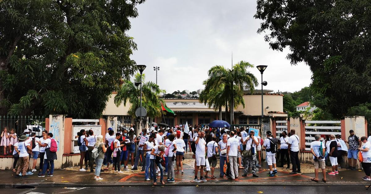     Troisième manifestation contre le passe sanitaire et l'obligation vaccinale en Martinique

