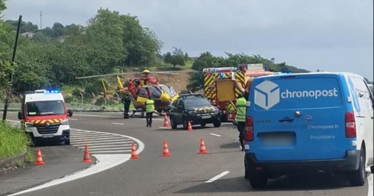     Un motard de 58 ans gravement blessé à Trinité

