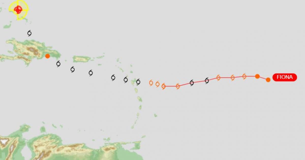     Fiona est à moins de 150 kilomètres de la Guadeloupe

