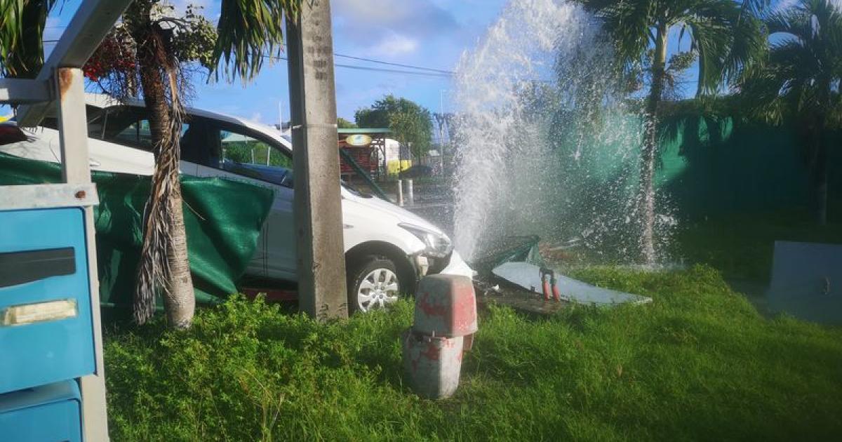     Alcoolisée, elle percute l'enceinte de la Gendarmerie de Sainte-Anne 

