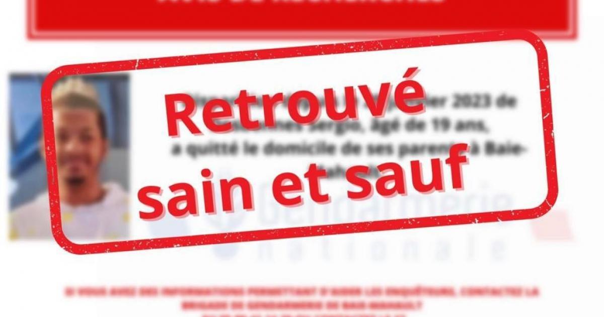     Sergio Desbonnes a été retrouvé 

