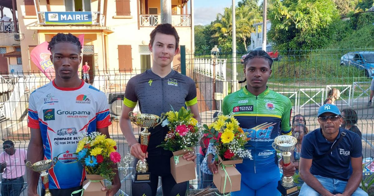 2ème étape du Tour Cycliste Junior de Martinique victoire d’Herbaud