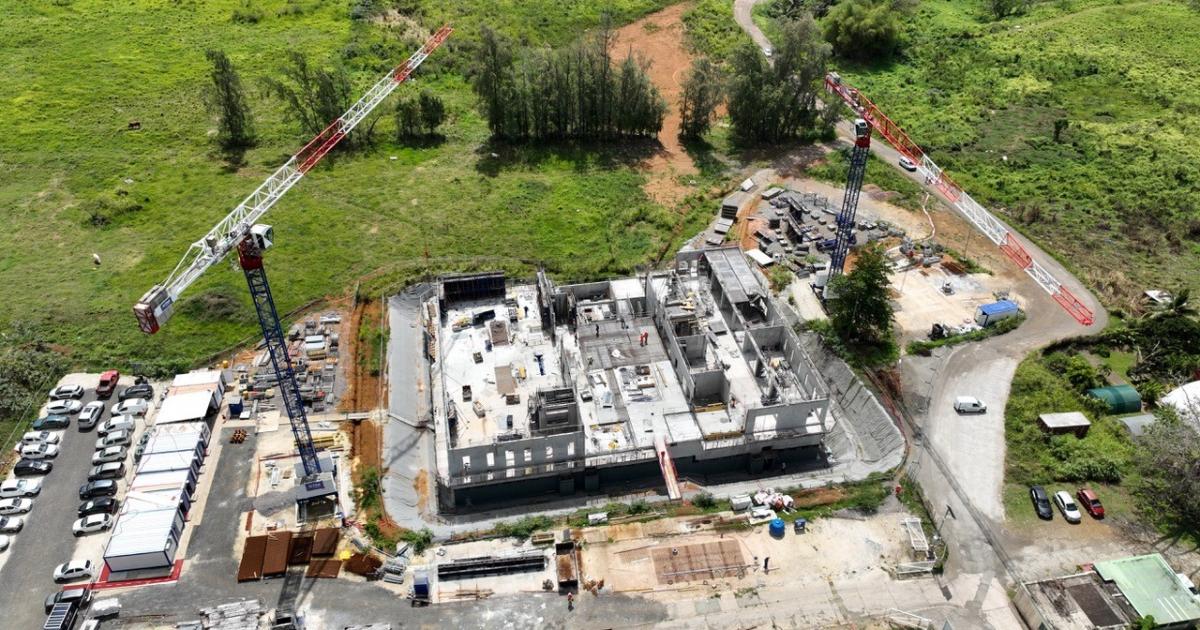     Technopôle de Baie-Mahault : visite des travaux du futur siège d’EDF Guadeloupe

