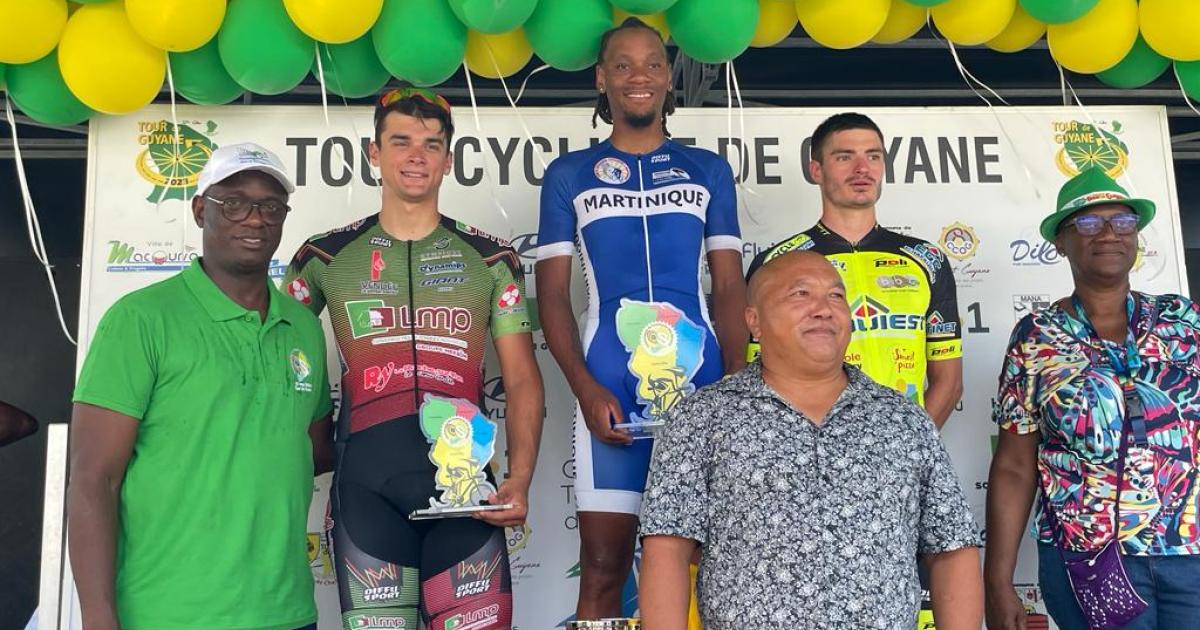     Edwin Nubul vainqueur de la 6e étape du tour de Guyane à Iracoubo

