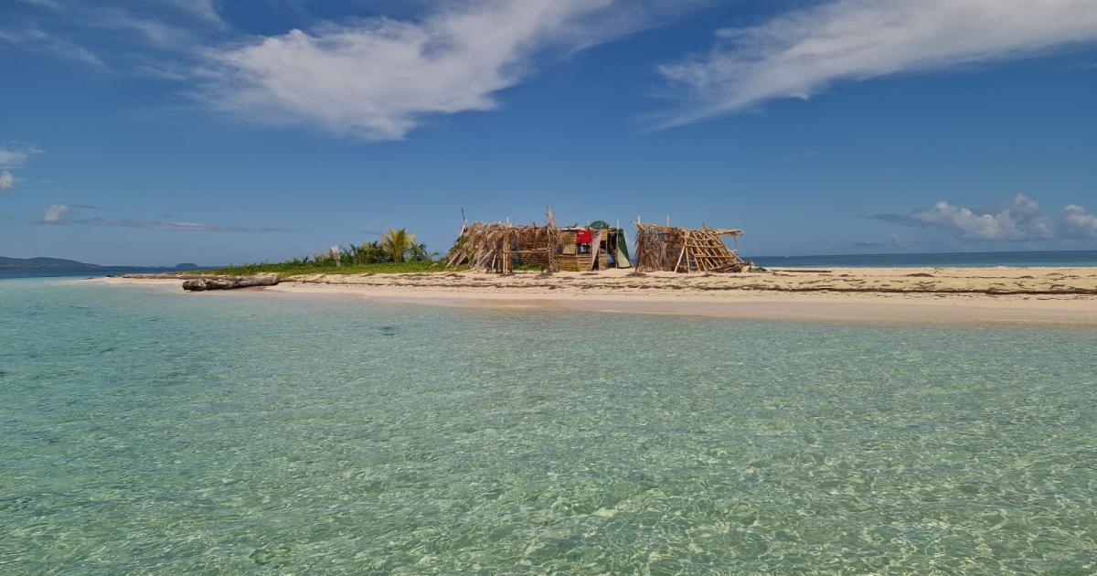     [En images] Les travaux ont débuté sur l'îlet Caret

