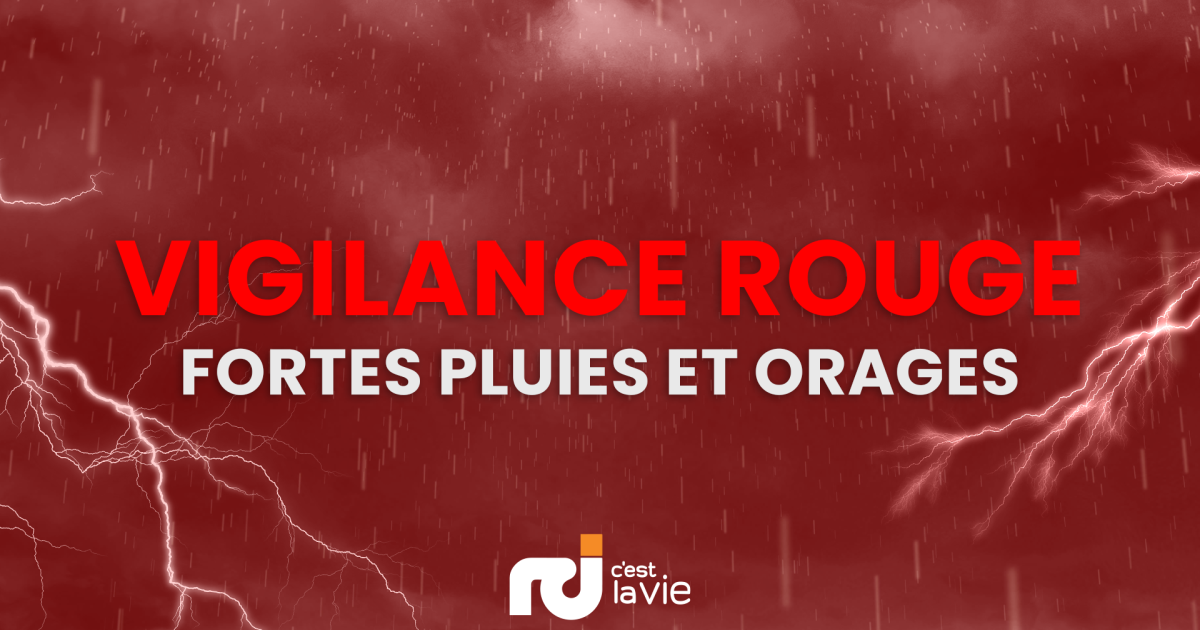     La vigilance rouge maintenue pour fortes pluies et orages en Guadeloupe

