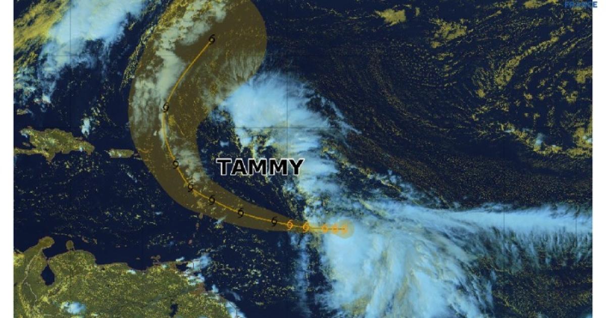     La tempête « Tammy » est baptisée et sous surveillance en Martinique et en Guadeloupe

