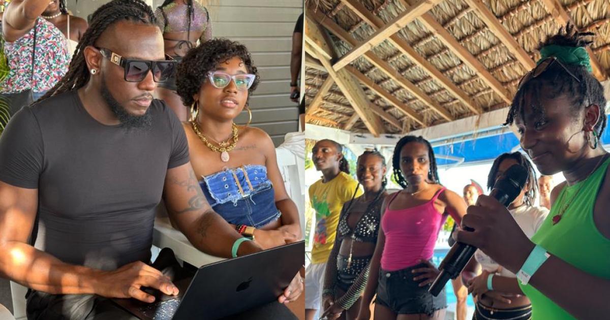 Five winners at the Mouv’ NRJ Antilles Competition with Maureen