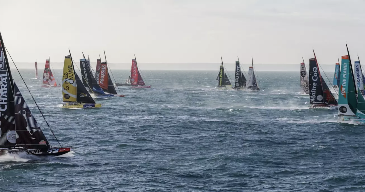     Transat Jacques Vabre : derniers de la flotte, les 40 Imoca enfin sur l’eau

