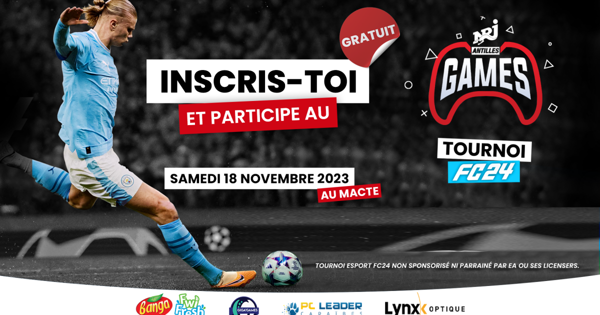     Les inscriptions à la 1re édition du « NRJ Antilles Games » sont ouvertes !

