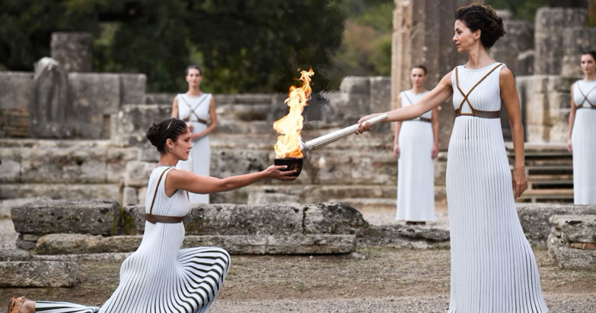     C’est parti pour le périple de la flamme olympique !

