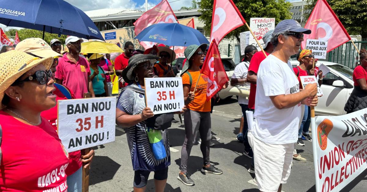     Plus de 700 personnes au traditionnel défilé du 1er mai aux Abymes

