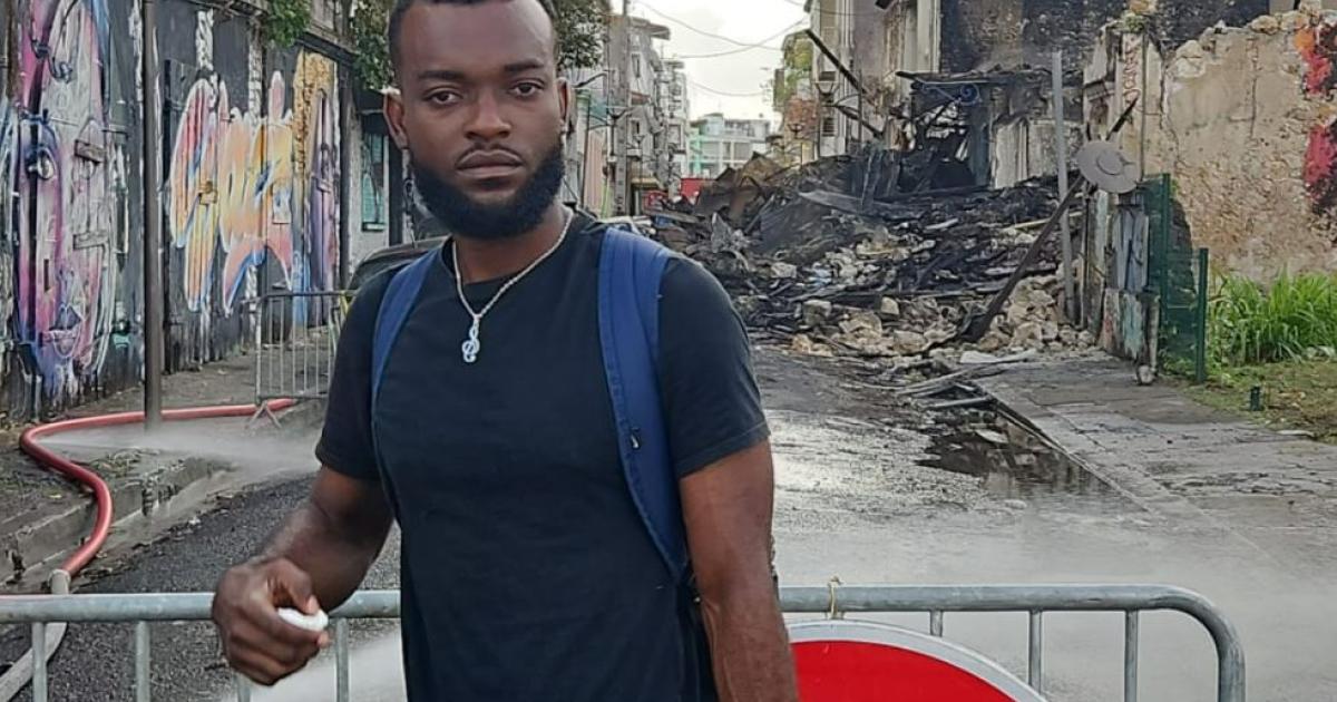     Kervens Louis, un étudiant, a tout perdu dans l'incendie de la rue Peynier

