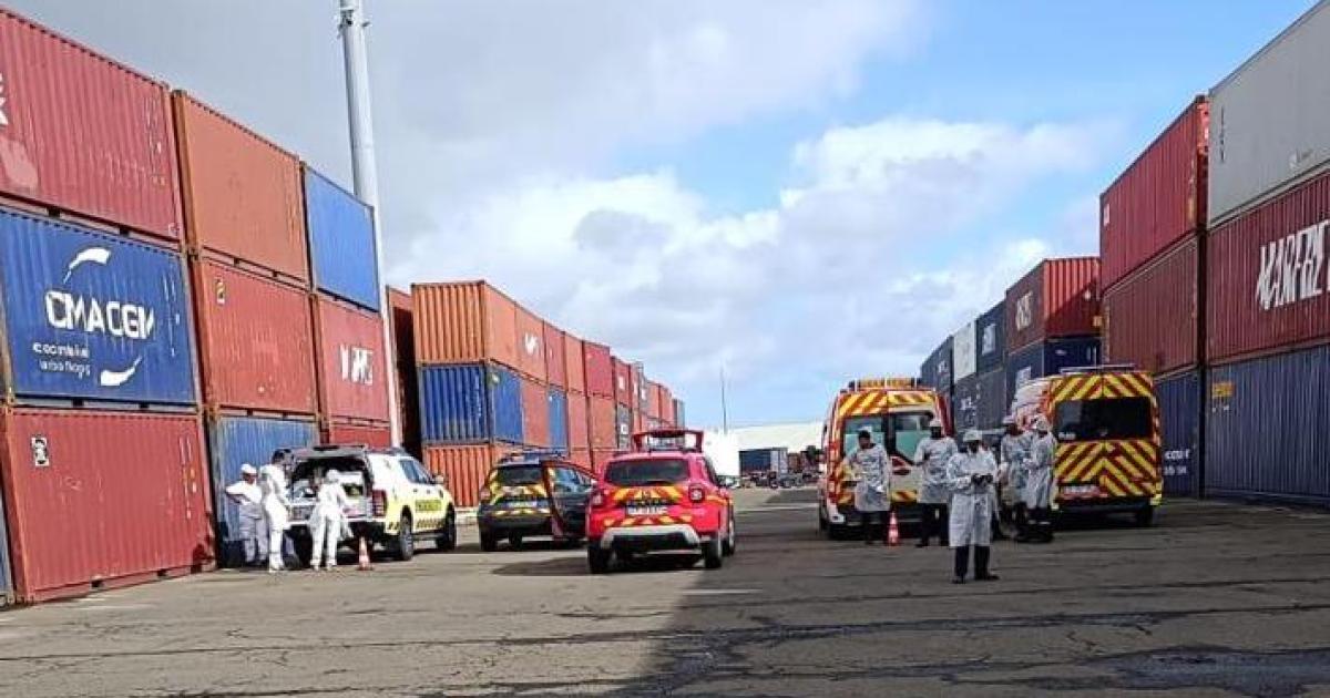     18 marins intoxiqués sur un porte-conteneurs au port de Jarry

