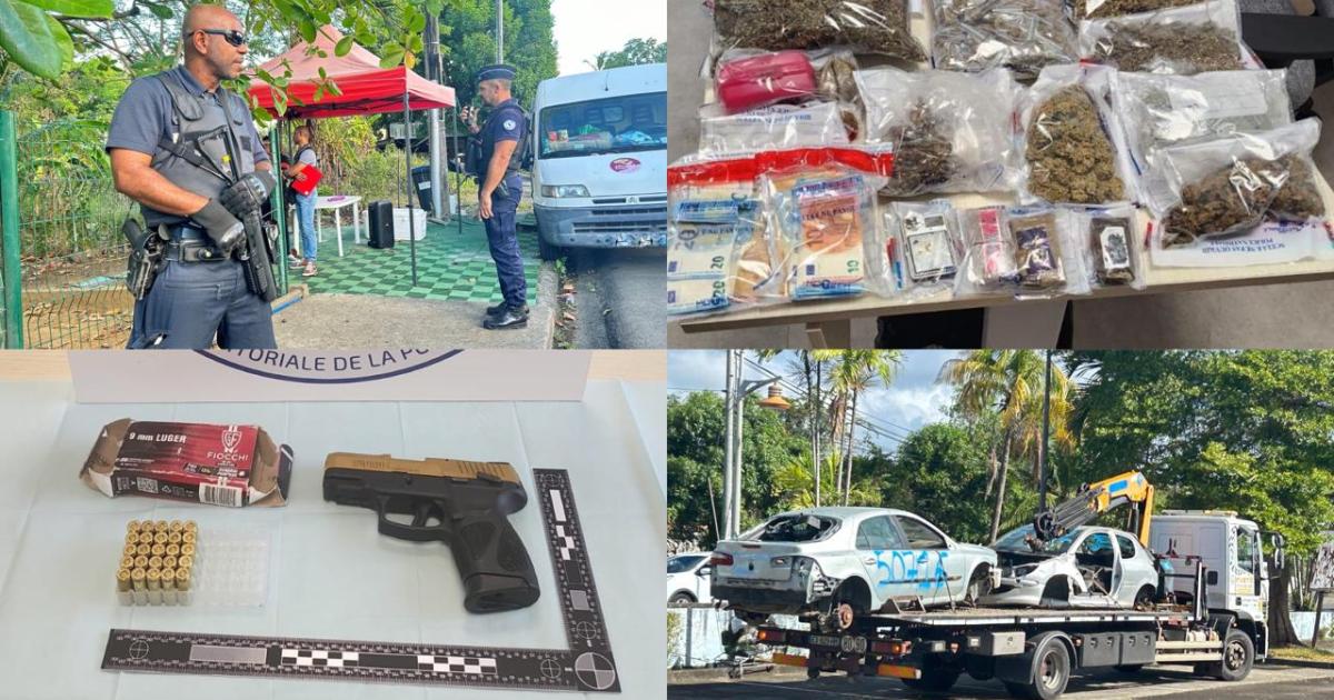     Place Nette à Four à Chaux : découverte d'un pistolet, de drogue et d'objets volés

