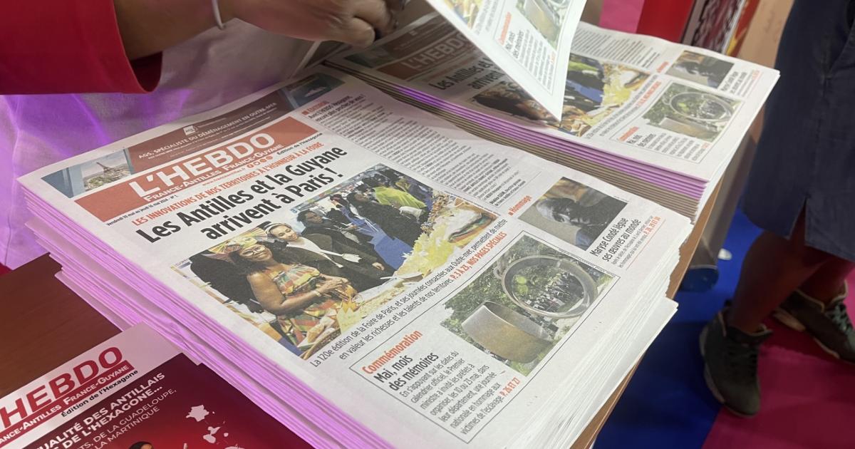     France-Antilles a lancé « L'Hebdo » hexagone à la Foire de Paris

