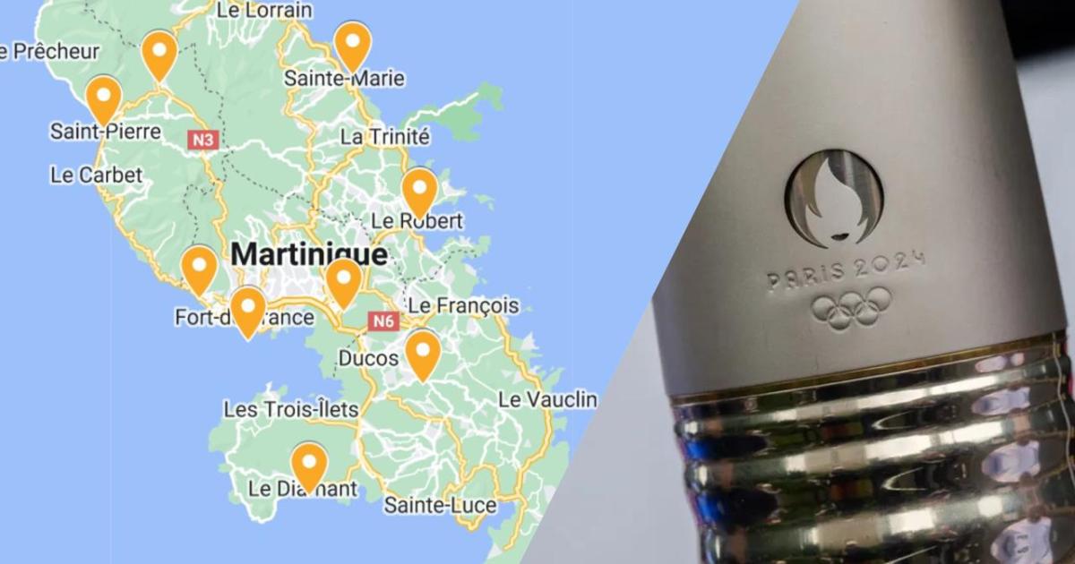     [CARTE INTERACTIVE] Martinique : Les détails du passage de la Flamme Olympique dans votre commune

