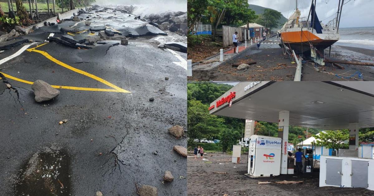     [EN IMAGES] Guadeloupe : l'état des lieux des dégâts de l’ouragan Béryl en Basse-Terre

