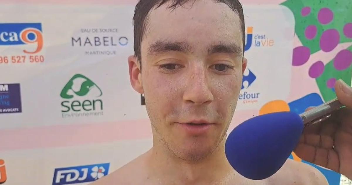 Théo Thomassin, vainqueur de la 2ème étape du Tour Cycliste de Martinique : « On est venu là pour gagner »