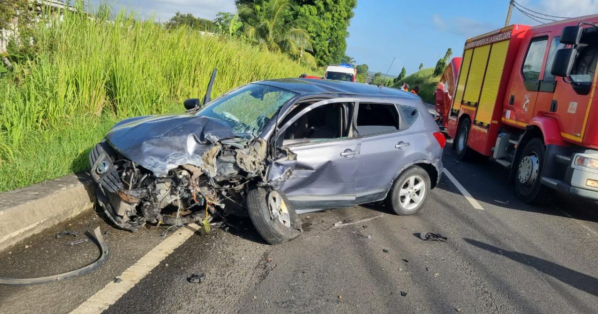     Choc frontal : un blessé grave et un blessé léger à Lamentin

