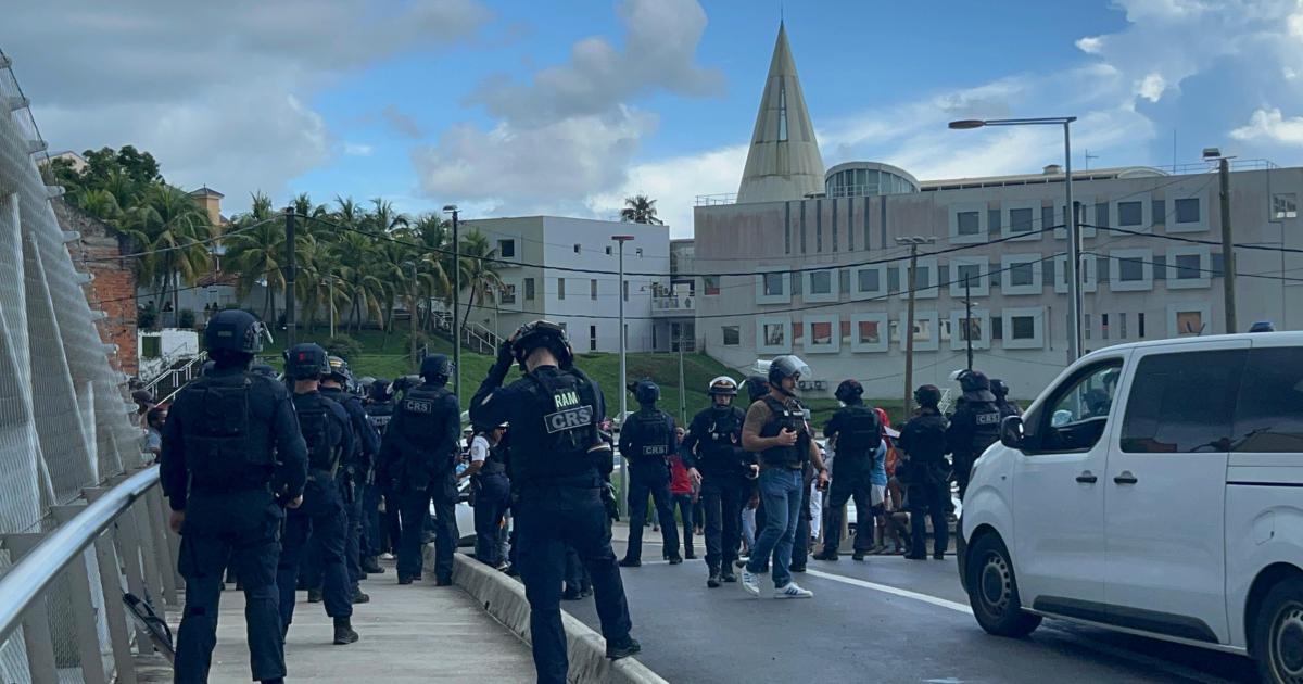     [EN IMAGES] Au Lamentin, des affrontements entre policiers et manifestants contre la vie chère 

