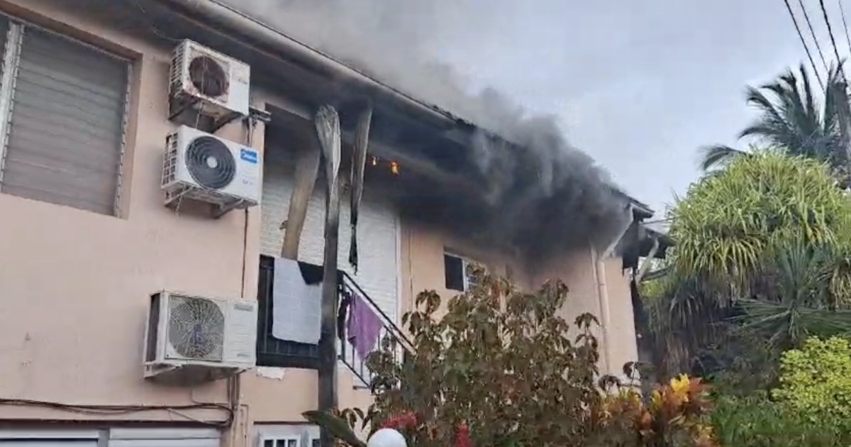     Une maison en feu aux Trois-Îlets, les quatre occupants sains et saufs

