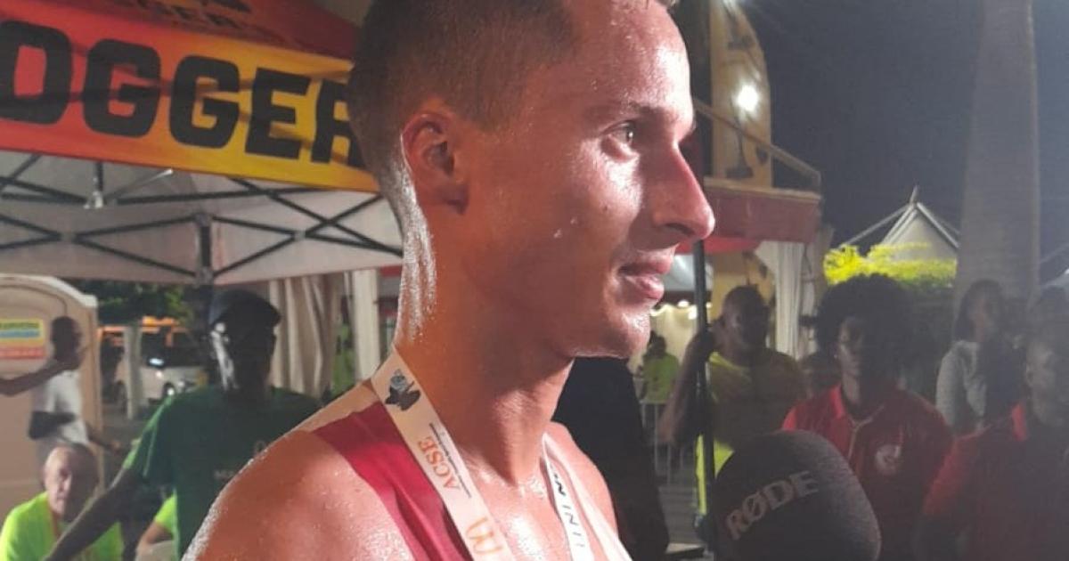     Emile Blondel Hermant grand vainqueur du semi-marathon international de Pointe-à-Pitre

