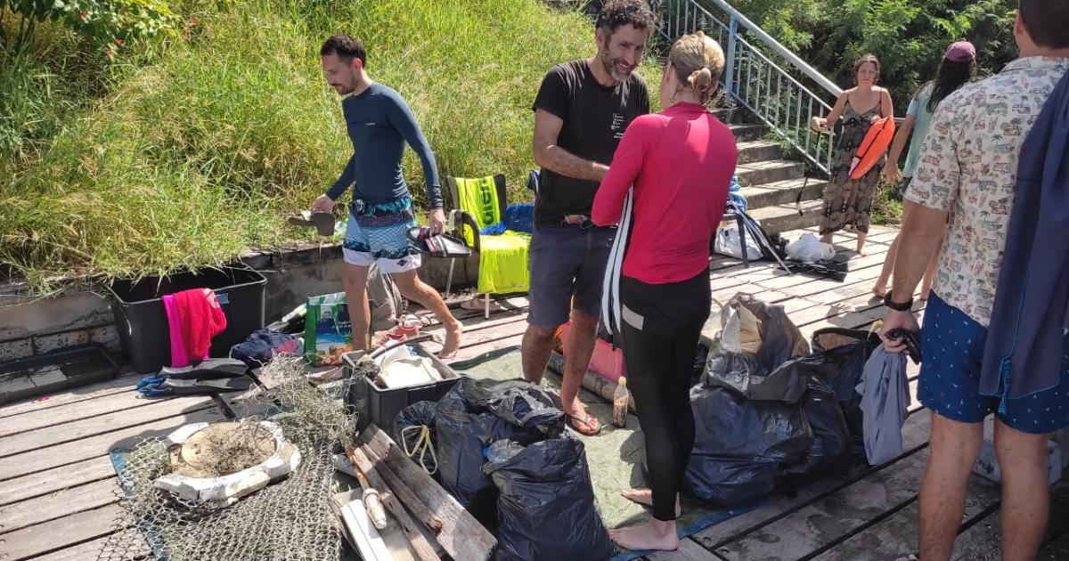     Des kilos de déchets ramassés sur la plage de Grande-Anse

