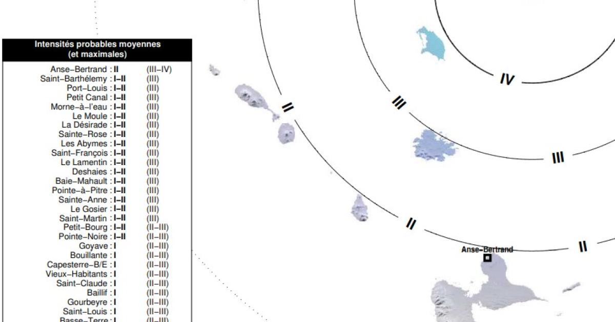     Un séisme modéré ressenti en fin de journée vendredi en Guadeloupe

