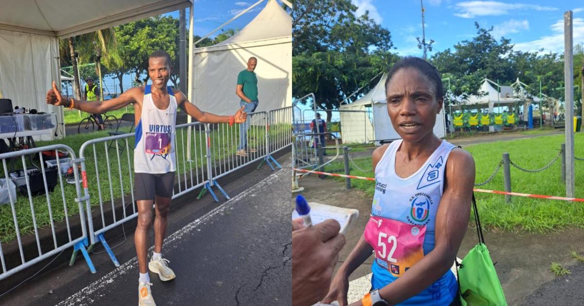     Njiru et Mukandanga vainqueurs du semi-marathon international de Fort-de-France

