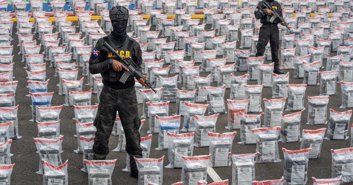     République dominicaine : saisie historique de 9,5 tonnes de cocaïne présumée

