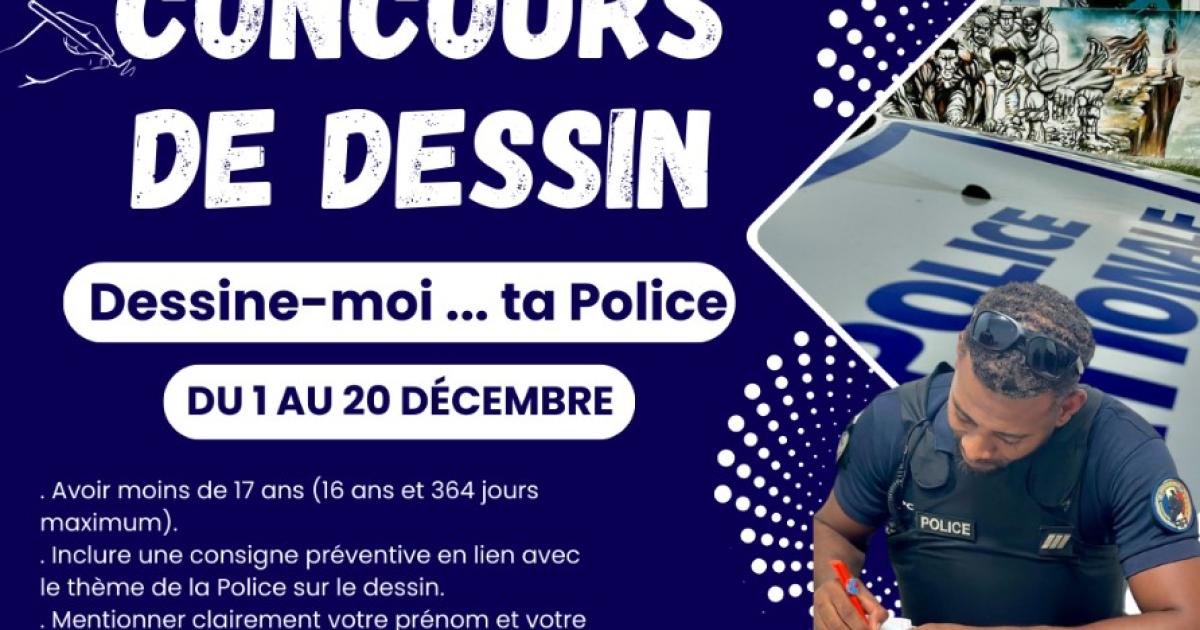     La police organise un grand concours de dessin pour les jeunes

