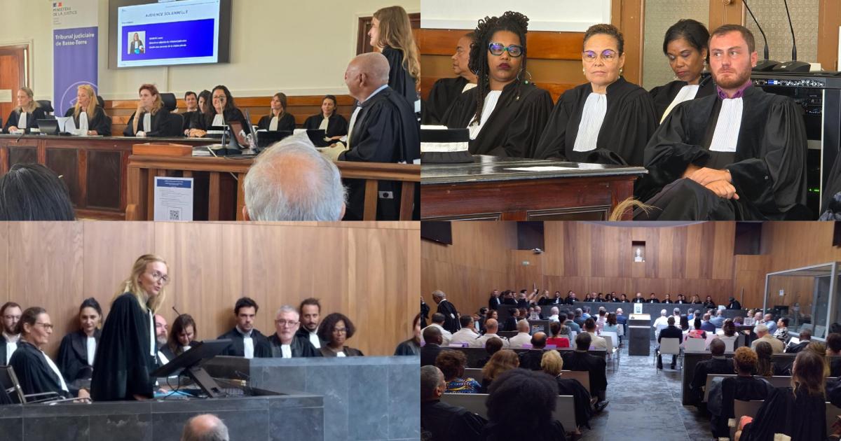     [EN IMAGES] Les tribunaux judiciaires de Pointe-à-Pitre et Basse-Terre font leur rentrée

